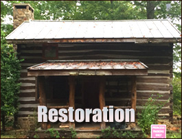 Historic Log Cabin Restoration  Laurelville, Ohio